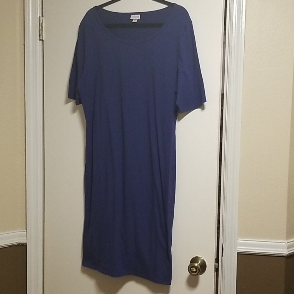 Lularoe blue julia dress